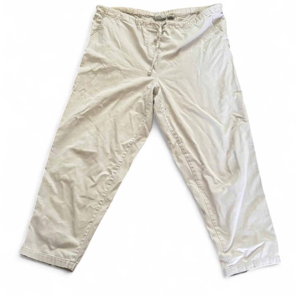 Vintage-inspired Y2K cream utility pants by Fashion Bug in size 14/16W